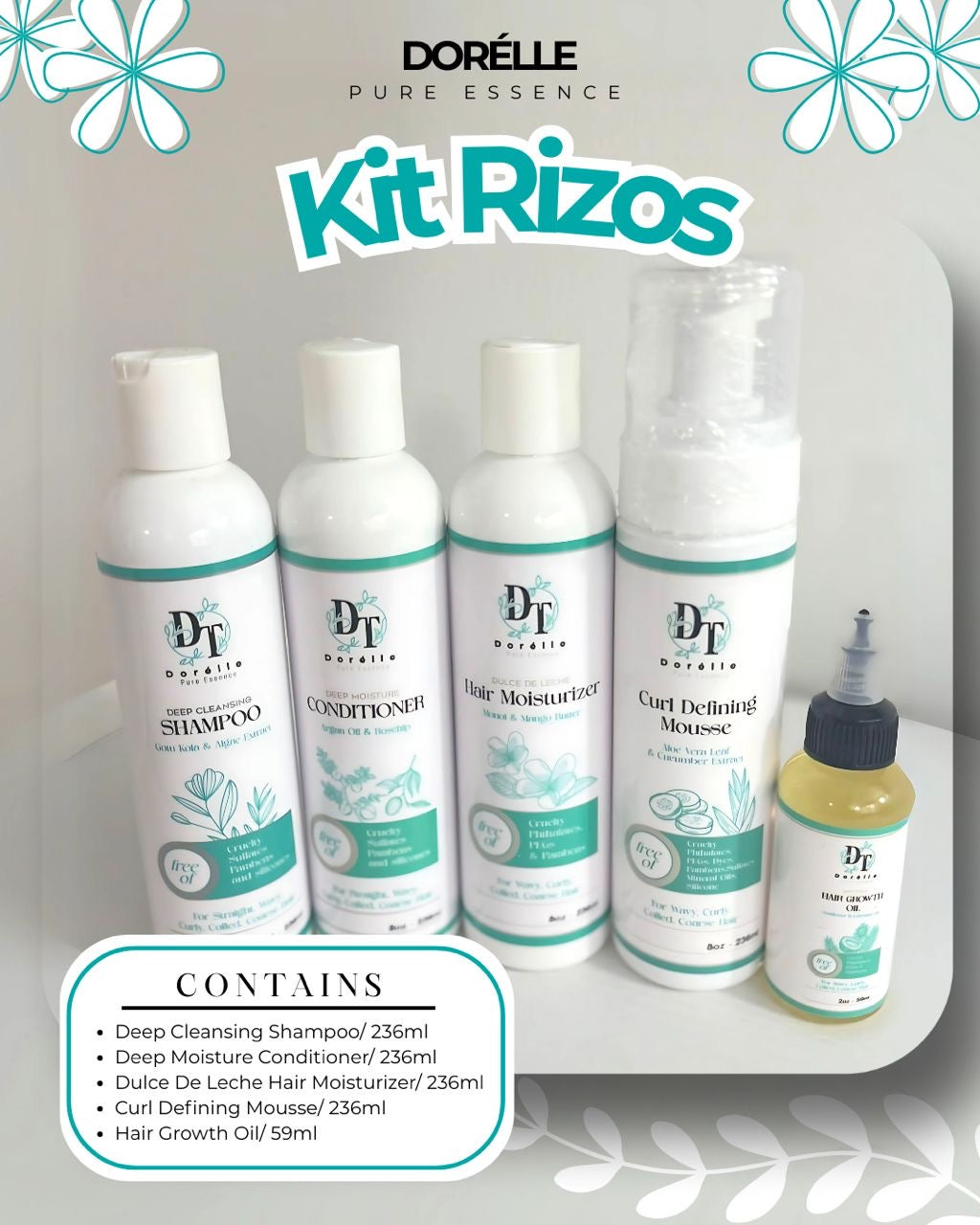 KIT Curly, Rizos (5 products, not a subscription)