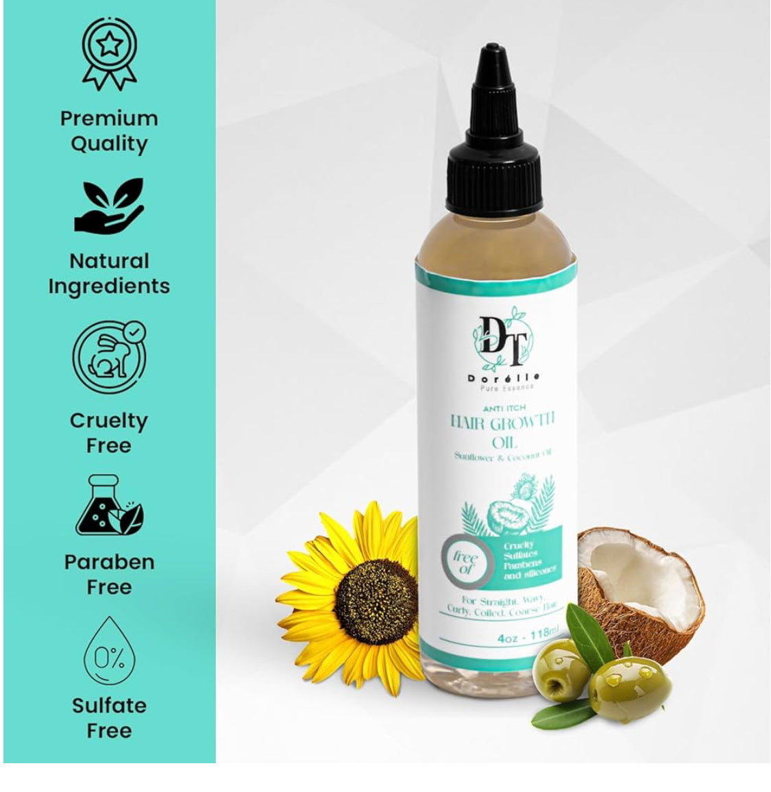 Hair Booster Oil | Hair Growth Oil | Dorelle Pure Essence